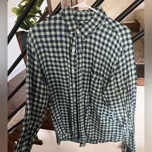 Plaid button down